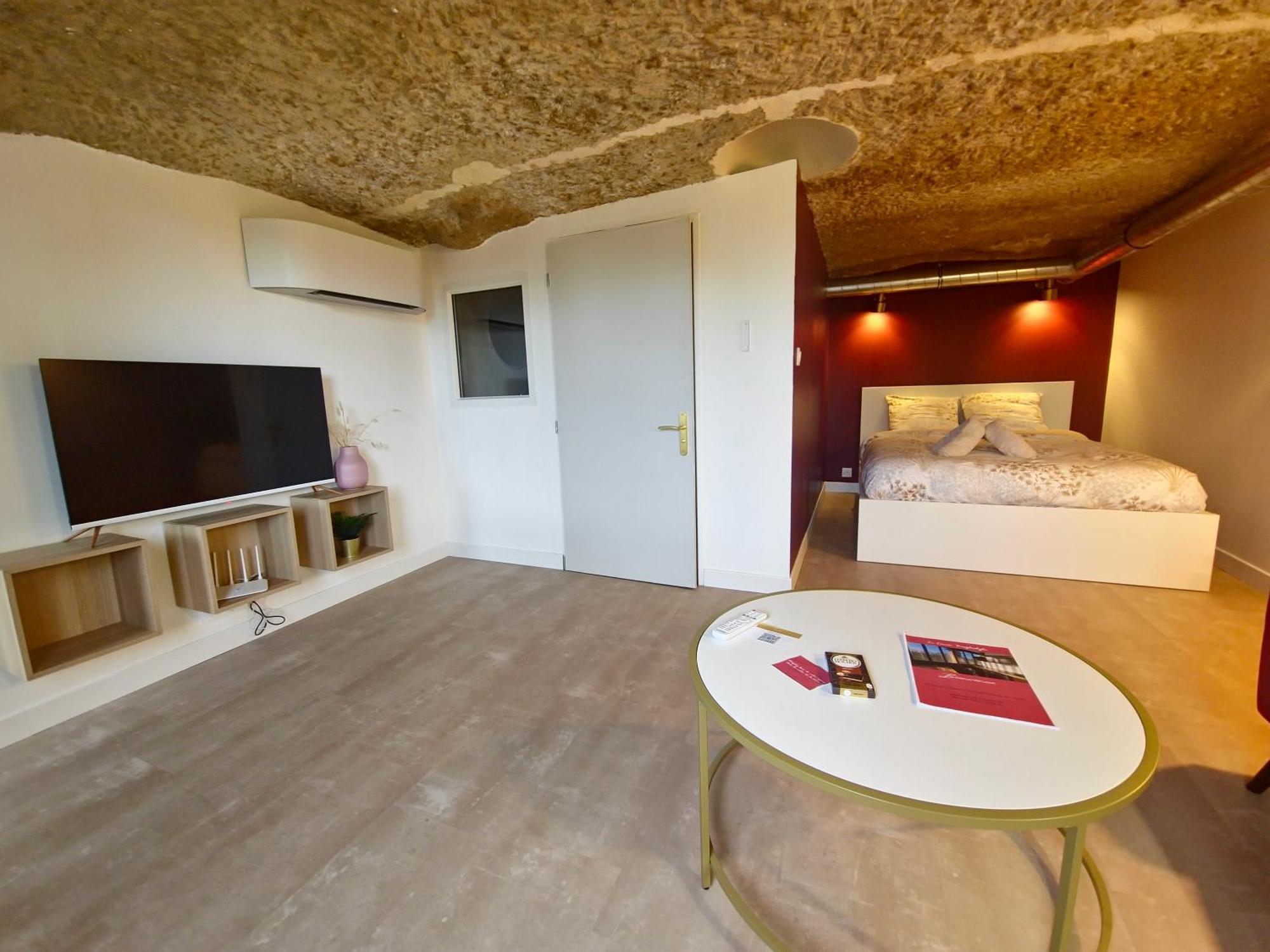 Le Cocon Troglodyte Apartment Saint-Étienne-de-Chigny Exterior foto