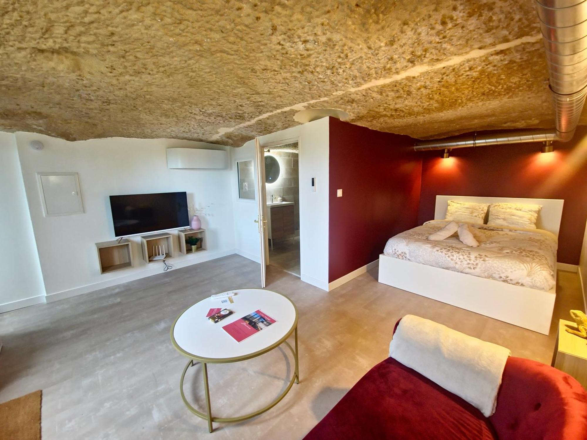 Le Cocon Troglodyte Apartment Saint-Étienne-de-Chigny Exterior foto